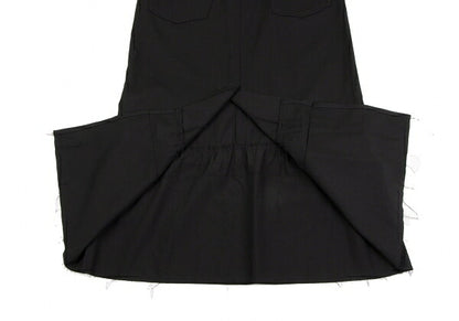 tricot COMME des GARCONS Wool Gabardine Skirt Black Size M