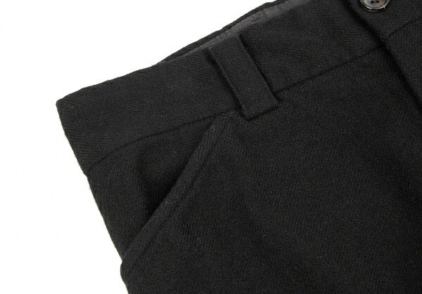 COMME des GARCONS Garment Dyed Wool Wide Pants Black Size M