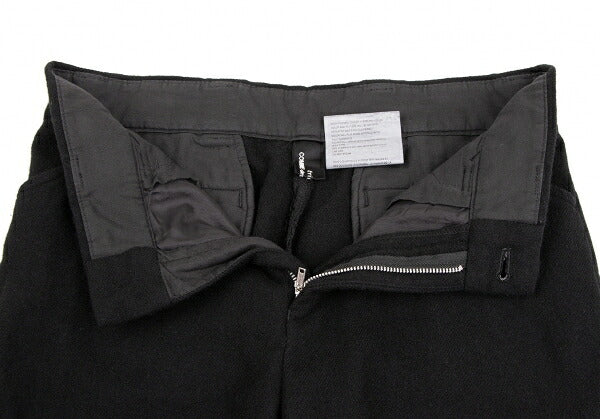 COMME des GARCONS Garment Dyed Wool Wide Pants Black Size M