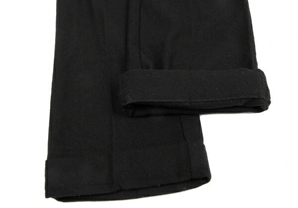 COMME des GARCONS Garment Dyed Wool Wide Pants Black Size M