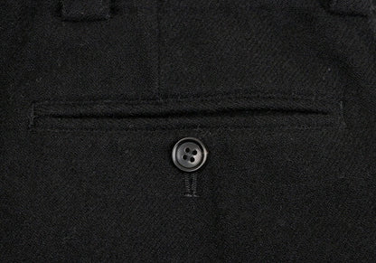 COMME des GARCONS Garment Dyed Wool Wide Pants Black Size M