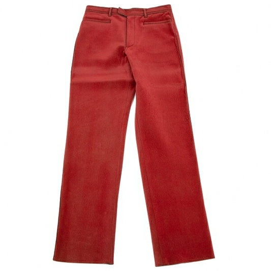 Jean Paul GAULTIER HOMME Red Flocked Nylon Pants Size 48