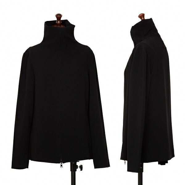 Jean Paul GAULTIER FEMME Layered Zip Jacket Black Size 40