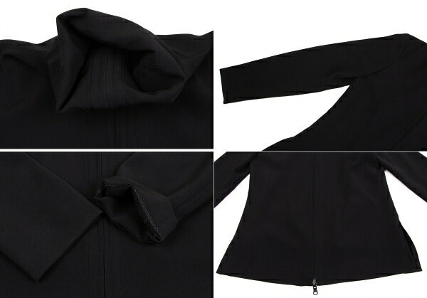Jean Paul GAULTIER FEMME Layered Zip Jacket Black Size 40