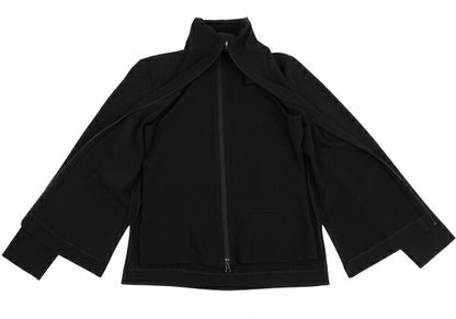 Jean Paul GAULTIER FEMME Layered Zip Jacket Black Size 40