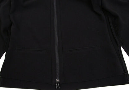 Jean Paul GAULTIER FEMME Layered Zip Jacket Black Size 40