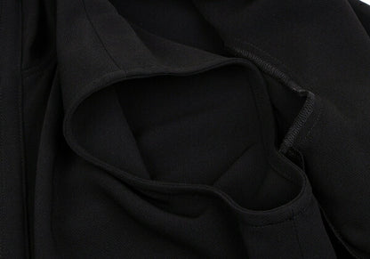 Jean Paul GAULTIER FEMME Layered Zip Jacket Black Size 40