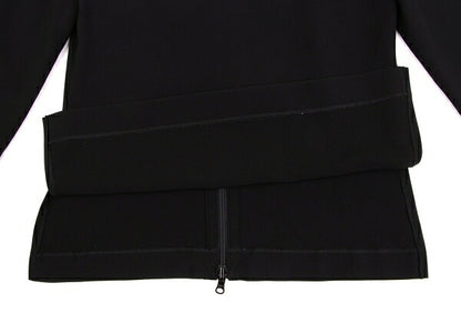 Jean Paul GAULTIER FEMME Layered Zip Jacket Black Size 40