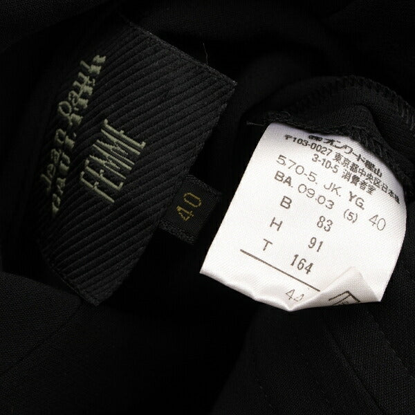 Jean Paul GAULTIER FEMME Layered Zip Jacket Black Size 40