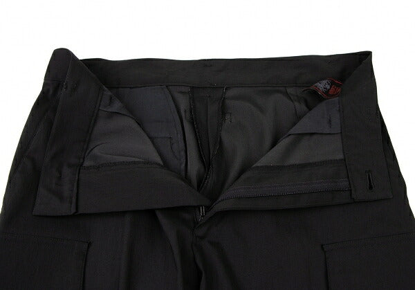 Jean Paul GAULTIER CLASSIQUE Poly Nylon Pants Black Size 48