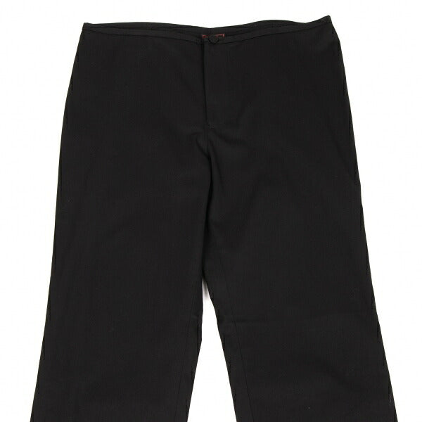 Jean Paul GAULTIER CLASSIQUE Back Button Pants Black Size 48