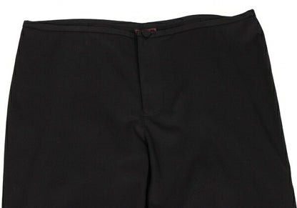 Jean Paul GAULTIER CLASSIQUE Back Button Pants Black Size 48