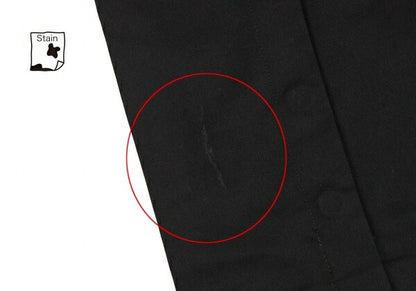 Jean Paul GAULTIER CLASSIQUE Back Button Pants Black Size 48