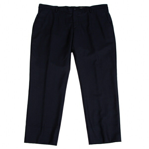 GIORGIO ARMANI Wool Tapered Pants Blue Size 60
