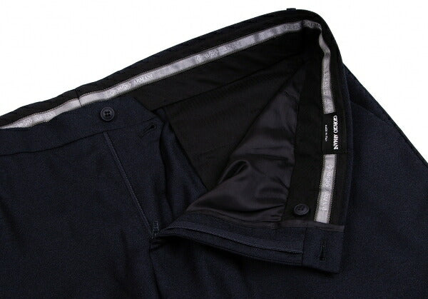 GIORGIO ARMANI Wool Tapered Pants Blue Size 60