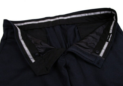 GIORGIO ARMANI Wool Tapered Pants Blue Size 60
