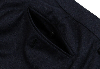 GIORGIO ARMANI Wool Tapered Pants Blue Size 60