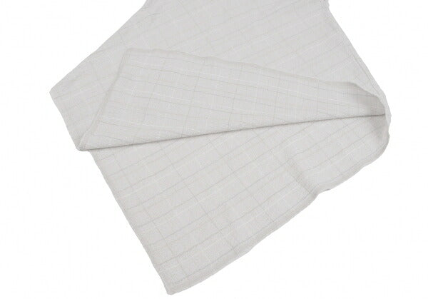 JURGEN LEHL Wool Grid Check Asymmetrical Light Gray Dress Size M