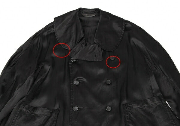 COMME des GARCONS HOMME PLUS 22SS Back Coat Black Size S