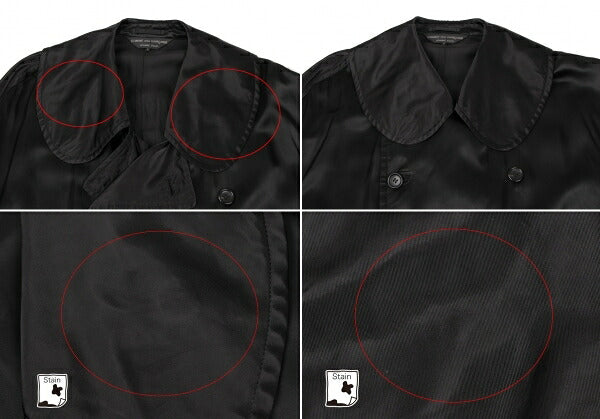 COMME des GARCONS HOMME PLUS 22SS Back Coat Black Size S