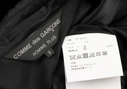 COMME des GARCONS HOMME PLUS 22SS Back Coat Black Size S