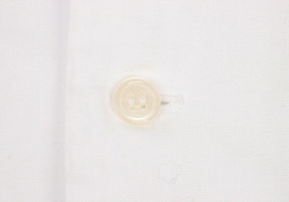 BLACK COMME des GARCONS Cotton Round Shirt White Size S