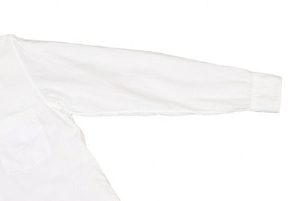 BLACK COMME des GARCONS Cotton Round Shirt White Size S