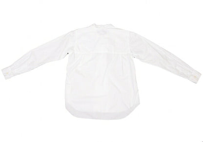 BLACK COMME des GARCONS Cotton Round Shirt White Size S