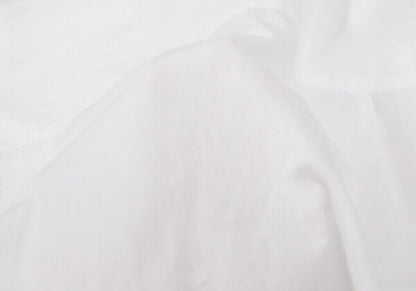 BLACK COMME des GARCONS Cotton Round Shirt White Size S
