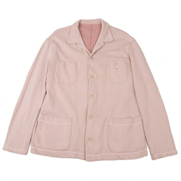 Papas Cotton Embroidered Pocket Jacket Pink Size 50L