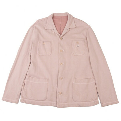 Papas Cotton Embroidered Pocket Jacket Pink Size 50L