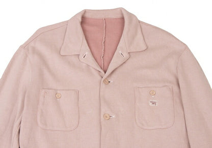 Papas Cotton Embroidered Pocket Jacket Pink Size 50L