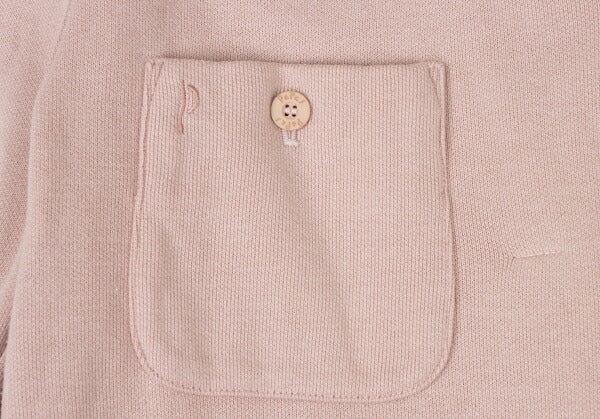 Papas Cotton Embroidered Pocket Jacket Pink Size 50L