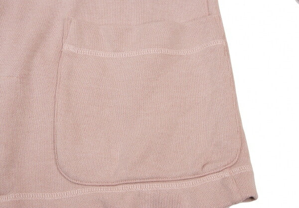 Papas Cotton Embroidered Pocket Jacket Pink Size 50L