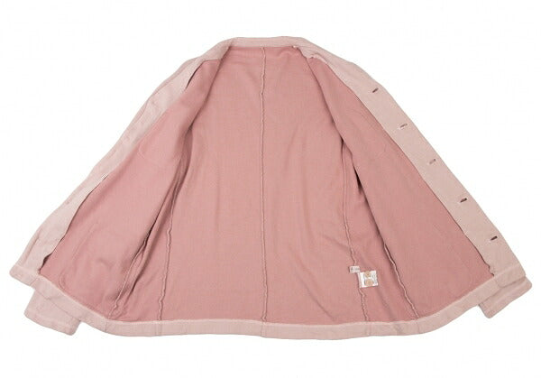 Papas Cotton Embroidered Pocket Jacket Pink Size 50L