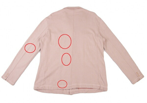 Papas Cotton Embroidered Pocket Jacket Pink Size 50L