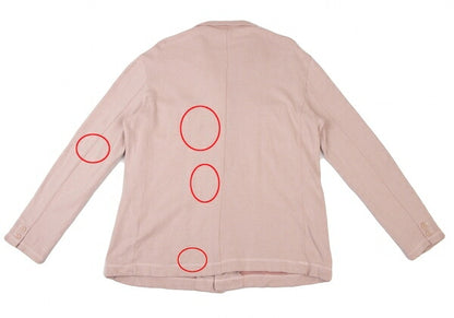 Papas Cotton Embroidered Pocket Jacket Pink Size 50L