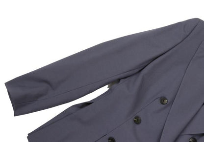 Jean Paul GAULTIER FEMME Wool Slit Lining Blue Jacket Size 40