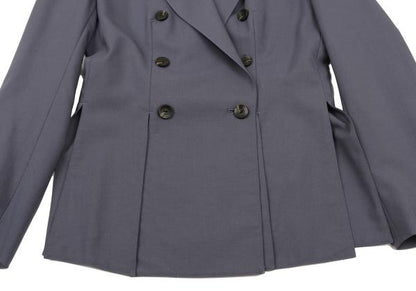 Jean Paul GAULTIER FEMME Wool Slit Lining Blue Jacket Size 40