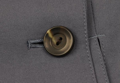 Jean Paul GAULTIER FEMME Wool Slit Lining Blue Jacket Size 40