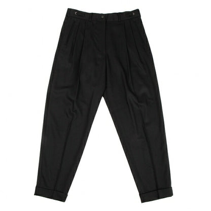 Jean Paul GAULTIER FEMME Wool Rayon Two Pants Black Size 40