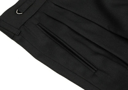 Jean Paul GAULTIER FEMME Wool Rayon Two Pants Black Size 40