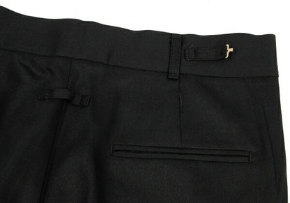 Jean Paul GAULTIER FEMME Wool Rayon Two Pants Black Size 40