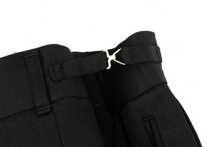 Jean Paul GAULTIER FEMME Wool Rayon Two Pants Black Size 40