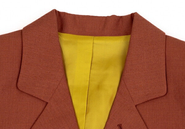 Jean Paul GAULTIER FEMME Wool Poly Jacket Terracotta Size 40