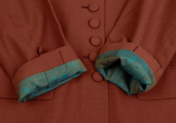 Jean Paul GAULTIER FEMME Wool Poly Jacket Terracotta Size 40