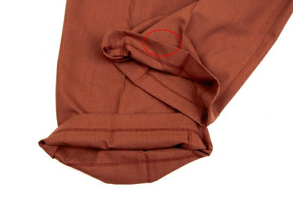 Jean Paul GAULTIER FEMME Wool Two-Tuck Pants Brick Size 40