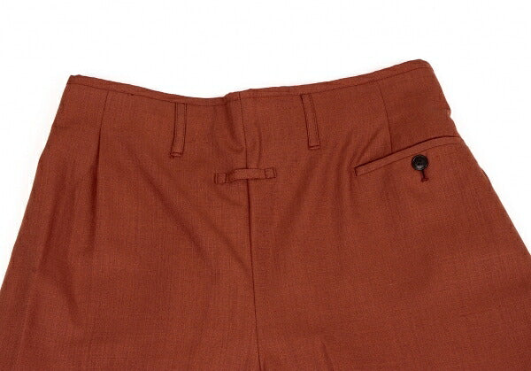 Jean Paul GAULTIER FEMME Wool Two-Tuck Pants Brick Size 40