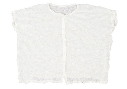 ISSEY MIYAKE me Wrinkle Mesh Button-Up Shirt White Size F
