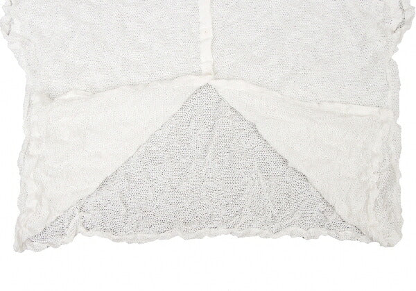 ISSEY MIYAKE me Wrinkle Mesh Button-Up Shirt White Size F